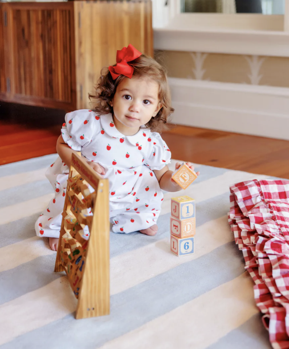 TBBC SS Britt Romper Egerton Apples