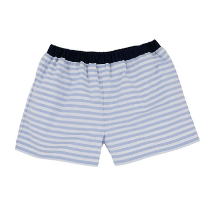 TBBC Shelton Shorts Park City Periwinkle Stripe with Navy
