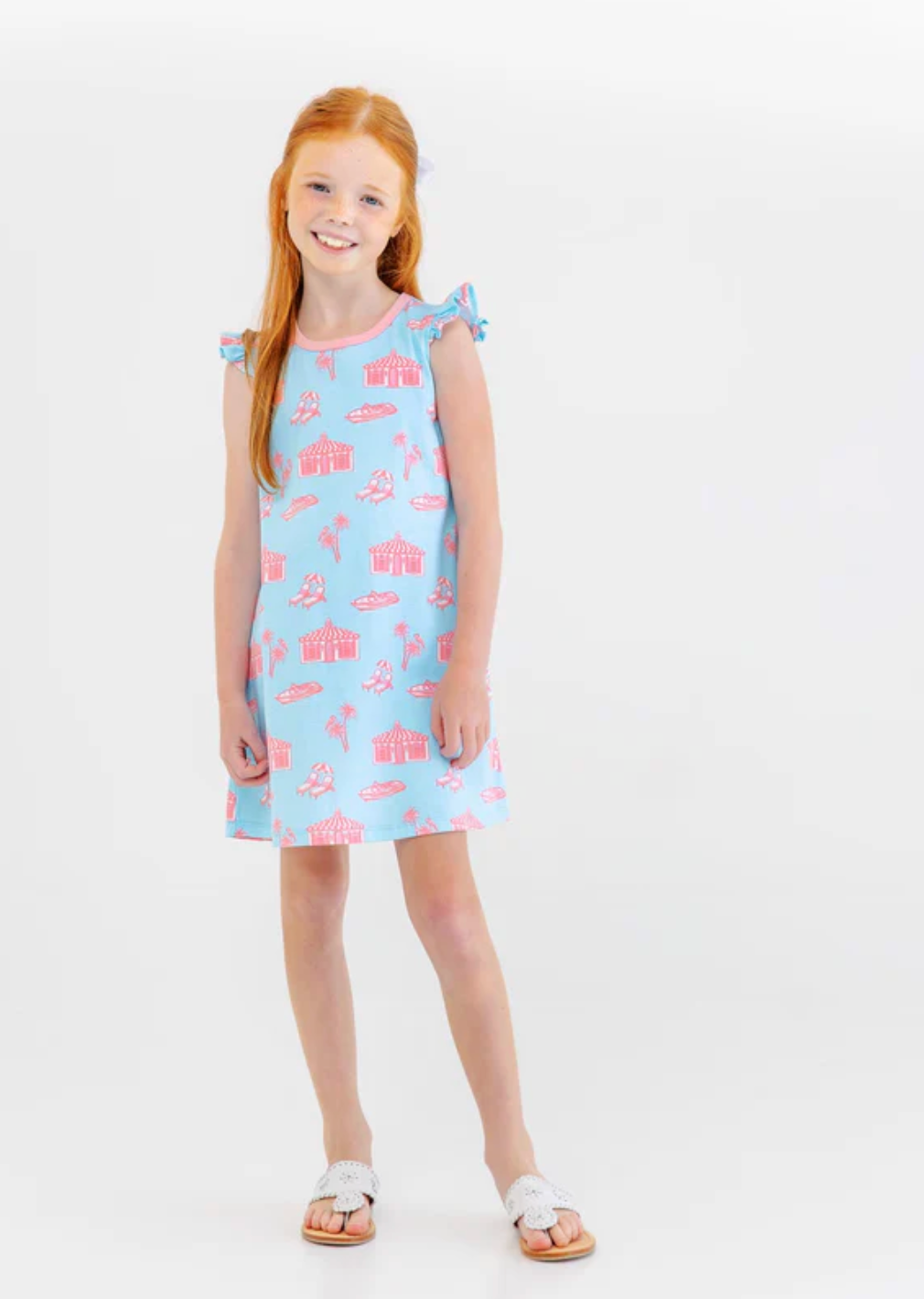 TBBC Angel Sleeve Polly Play Parrot Cay Canopy Sandpearl Pink