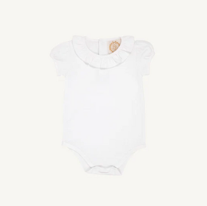 TBBC Ramona Ruffle Collar Shirt/Onesie WA White