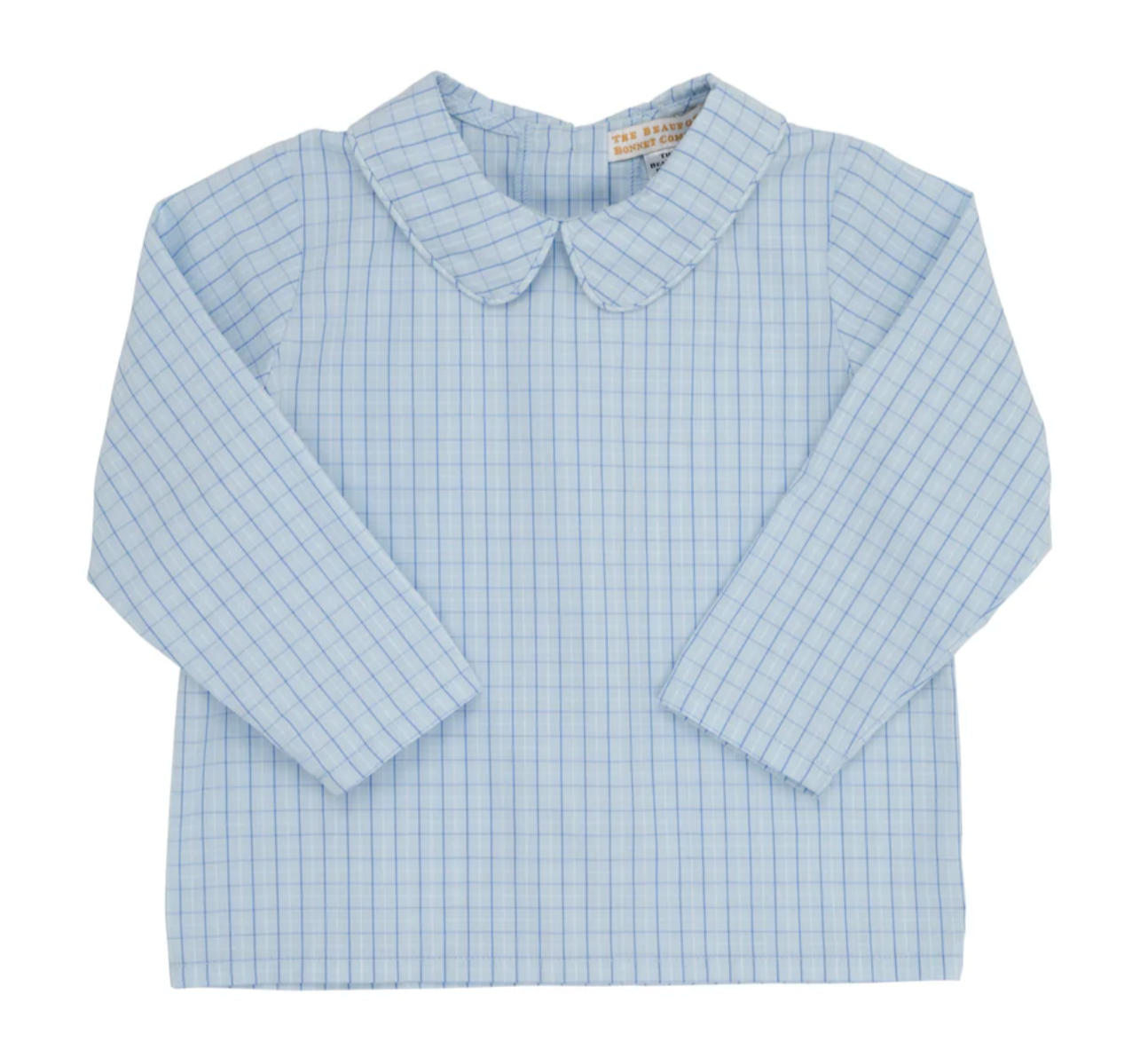 TBBC Peter Pan Collar Shirt & Onesie (Long Sleeve Woven) Get in Line