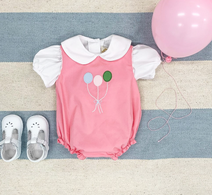 TBBC Maudes Peter Pan Collar Onesie/Shirt White - Broadcloth Short Sleeve