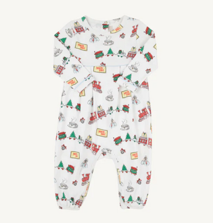 TBBC Express LS Bradford Romper Buckhead Blue