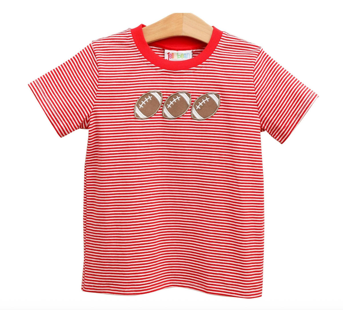 JB Football Trio Shirt- Red Stripe