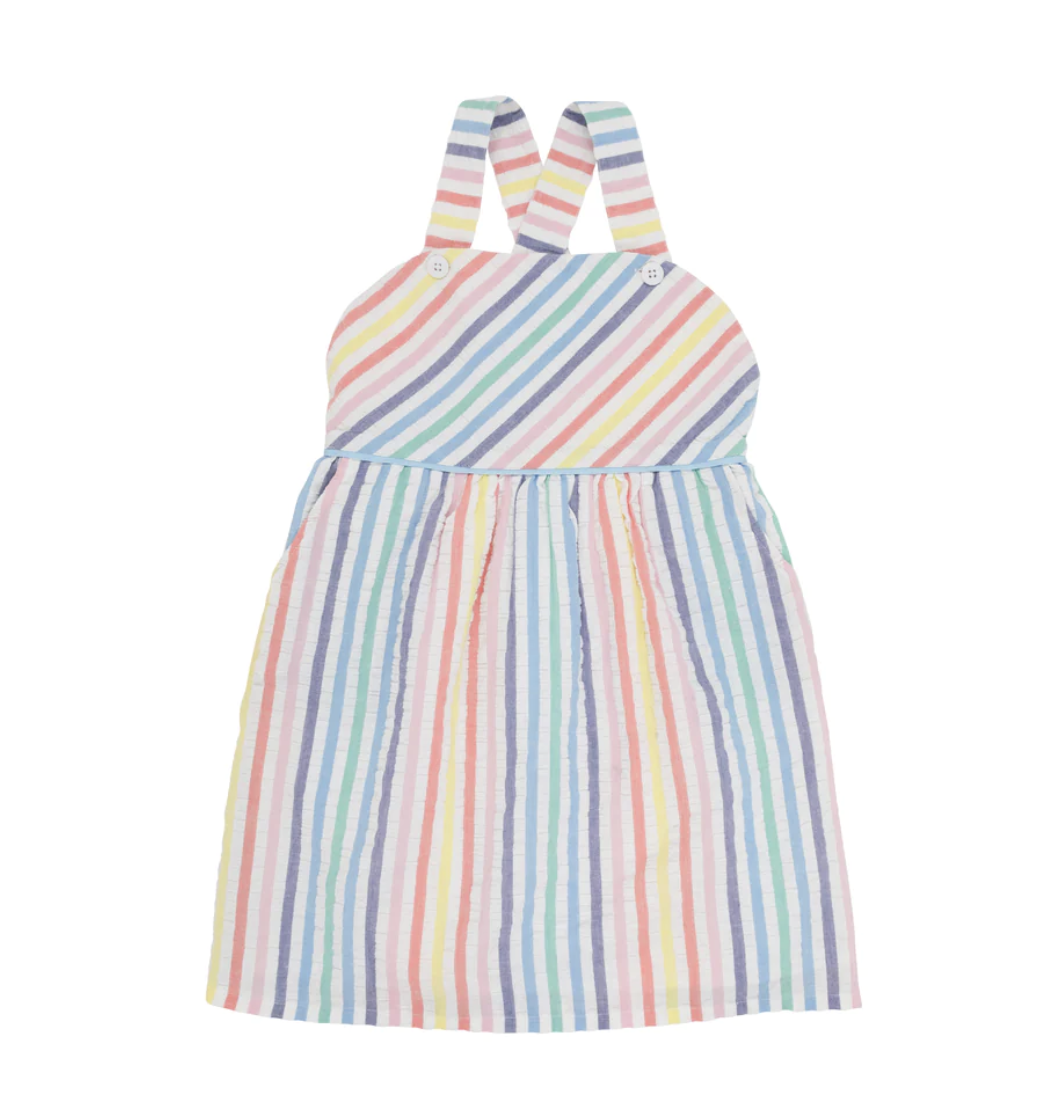 TBBC Ruthie Day Dress- Seersucker Happy Hues Seersucker/ Beale St. Blue