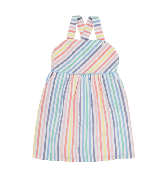 TBBC Ruthie Day Dress- Seersucker Happy Hues Seersucker/ Beale St. Blue