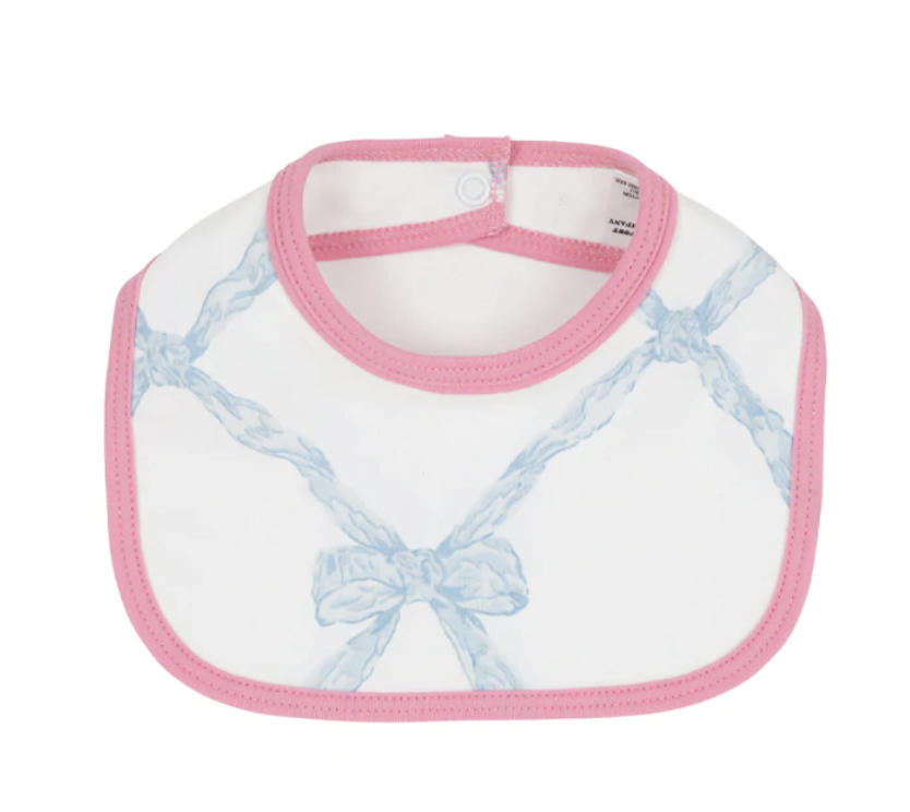 TBBC Bellyful Bib Buckhead Blue Belle Meade Bow HHP