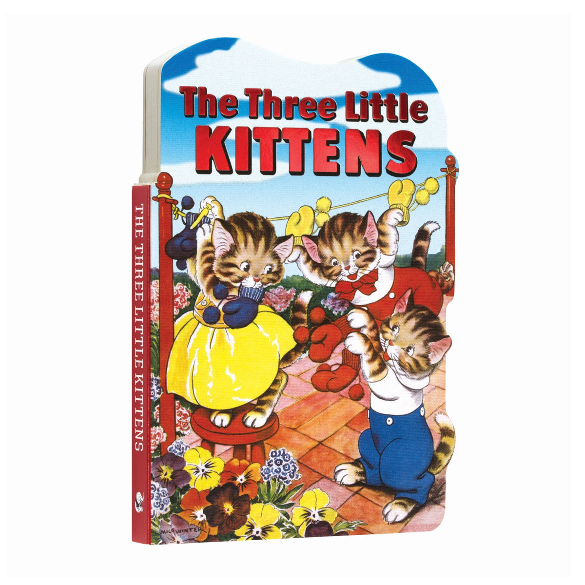 The Three Little Kittens -Children's Board Book - Vintage