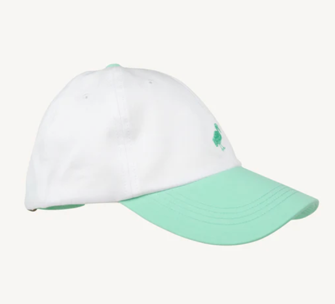 TBBC Covington Cap White with Grace Bay Green