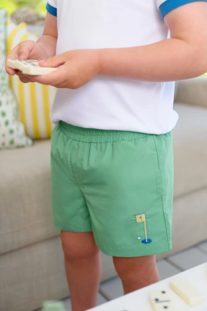 TBBC Sheffield Shorts Golf Flag Gibson Island Green