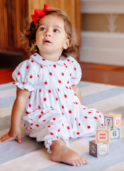 TBBC SS Britt Romper Egerton Apples