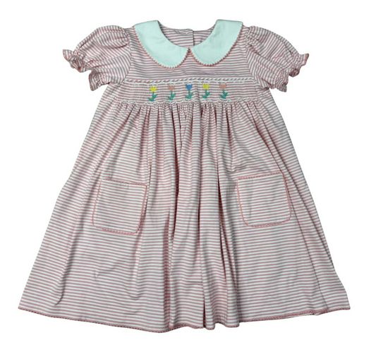 WBK Tilly's Tulips Smocked Dress