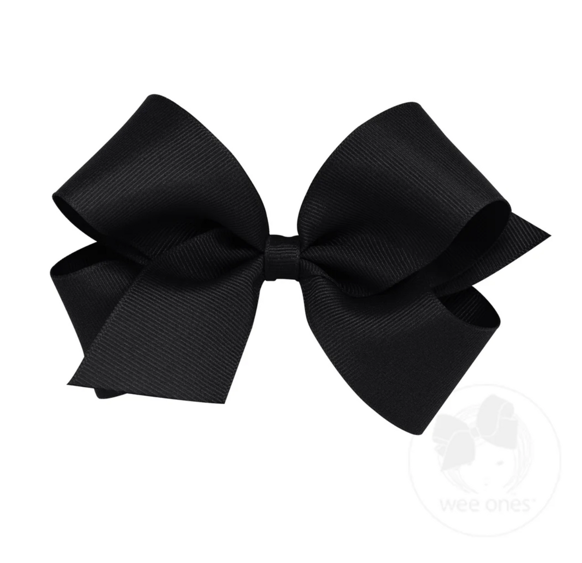 Medium Classic Grosgrain Hair Bow (Plain Wrap)- Wee Ones