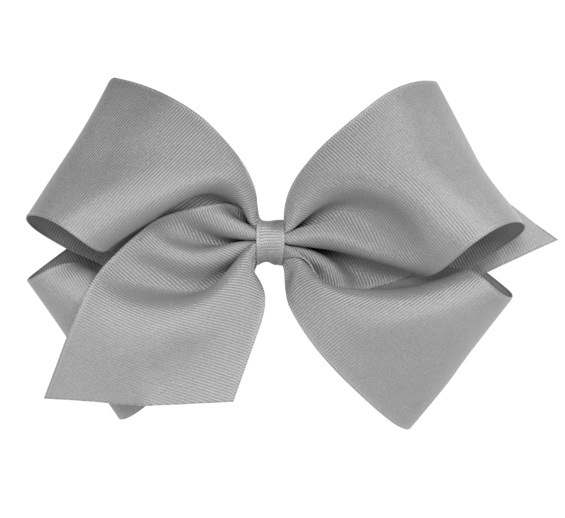 Medium Classic Grosgrain Hair Bow (Plain Wrap)- Wee Ones
