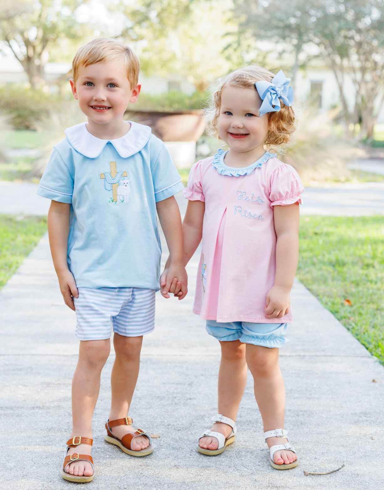JB He is Risen Pleated Bloomer Set