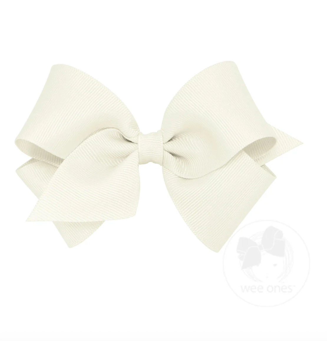 Small Classic Grosgrain Hair Bow (Plain Wrap)  Wee Ones