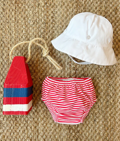 TBBC Beach Bum Cover Richmond Red Stripe Pima