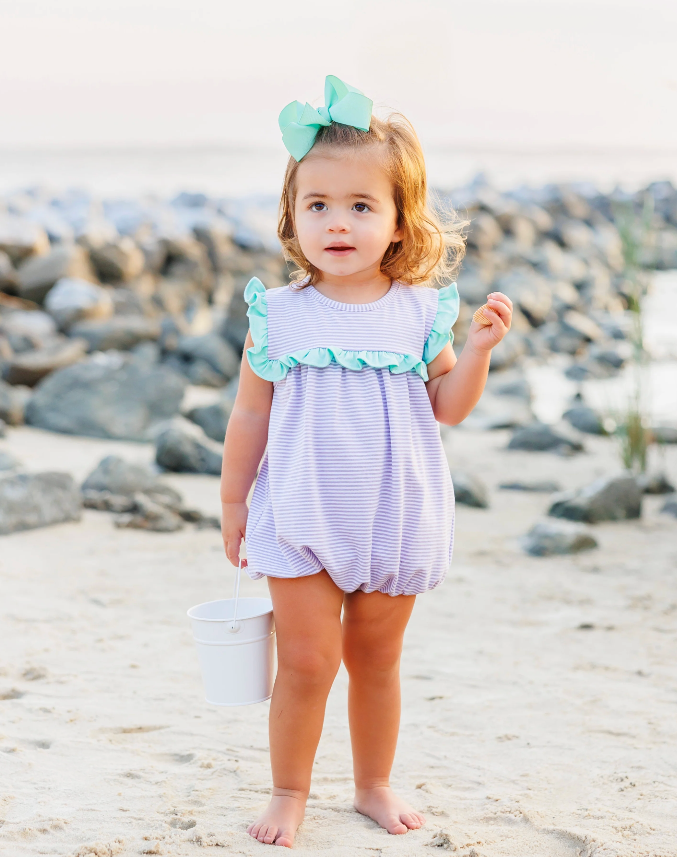 JB Bella Bubble - Lavender Stripe and Mint