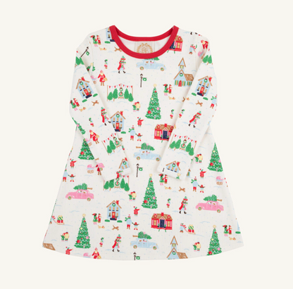 TBBC LS Polly Play Dress Make the Season Bright