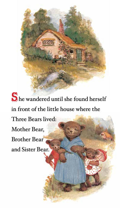 The Three Bears -Children's Die -cut Shape Book - Vintage