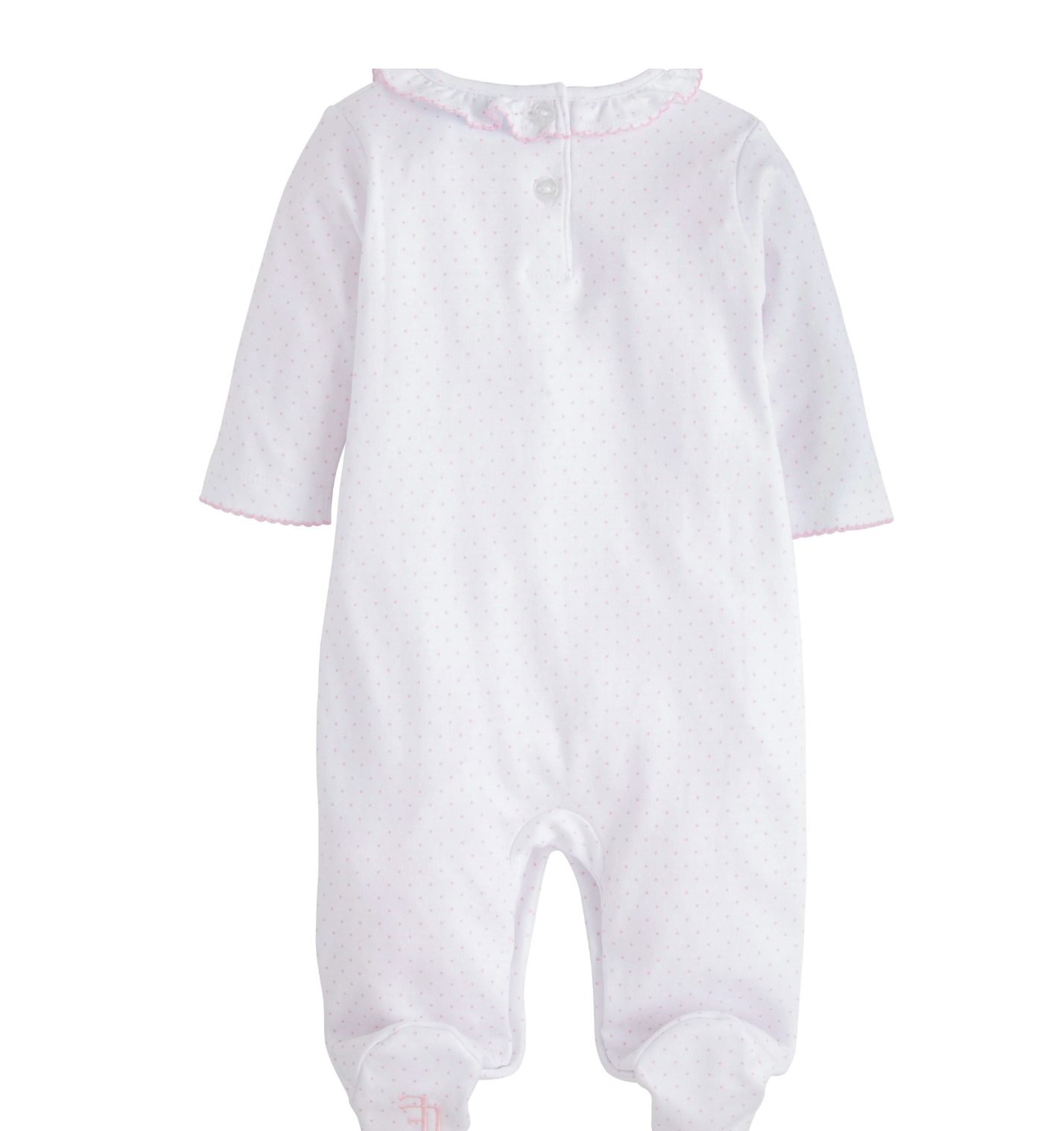 LE Smocked Footie - Bow