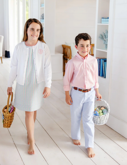 TBBC Prep School Pant Seersucker Breakers Blue