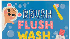Brush Flush Wash Lift-A-Flap Book