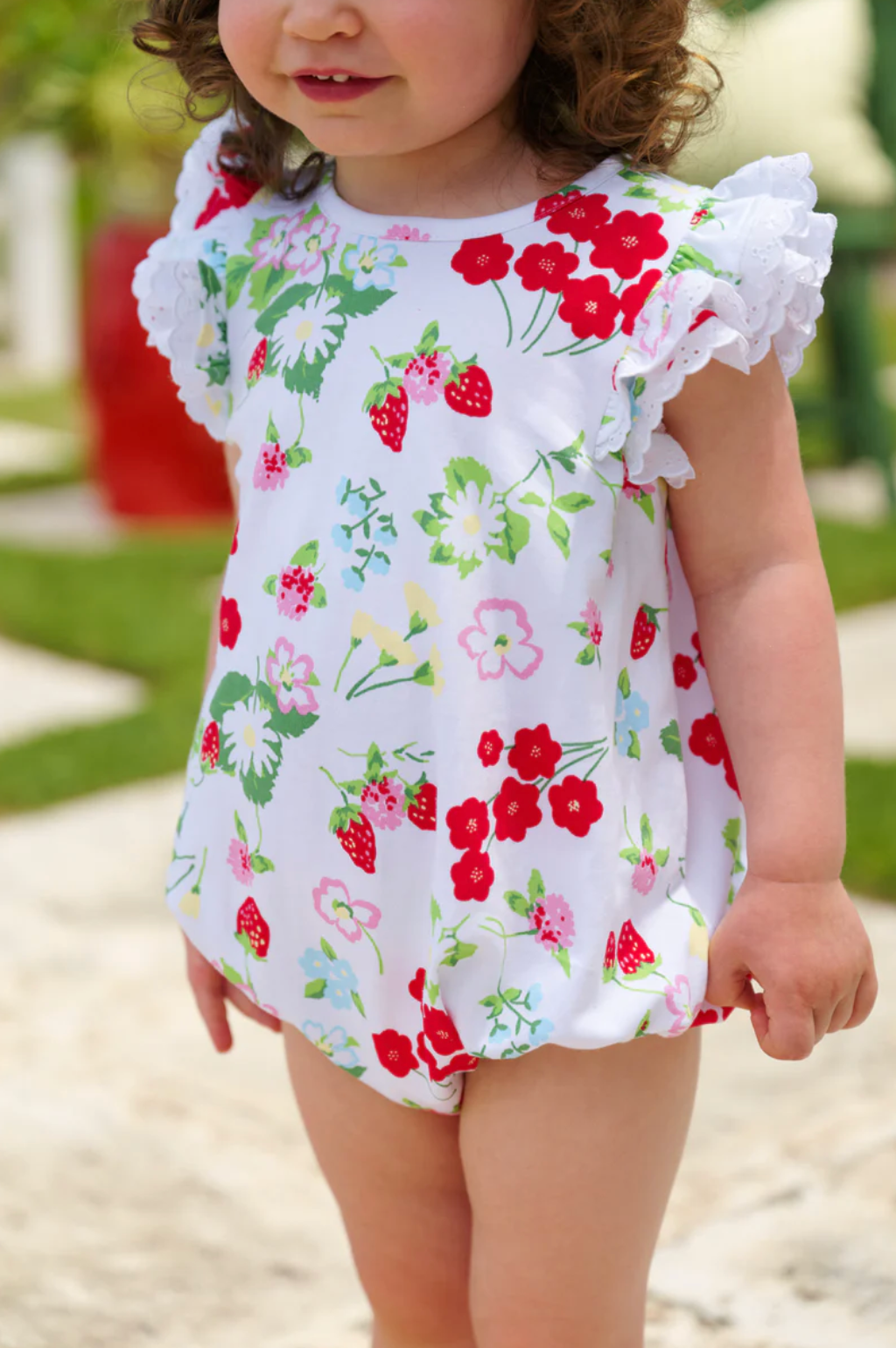 TBBC Berry Sweet Ruehling Ruffle Bubble Pima