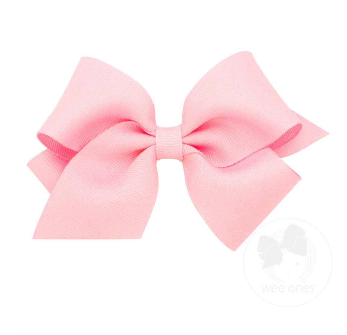 Small Classic Grosgrain Hair Bow (Plain Wrap)  Wee Ones
