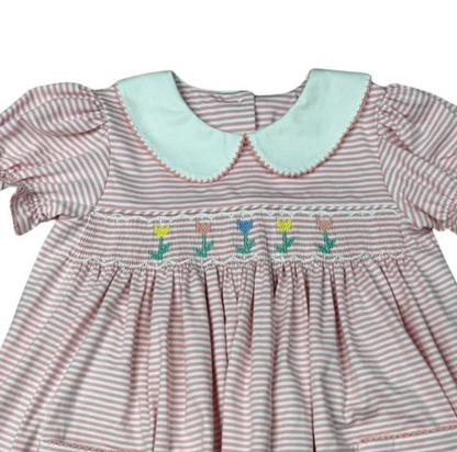 WBK Tilly's Tulips Smocked Dress