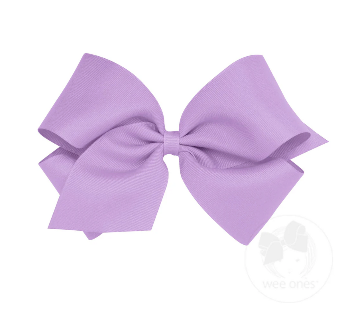 King Classic Grosgrain Hair Bow (Plain Wrap)- Wee Ones