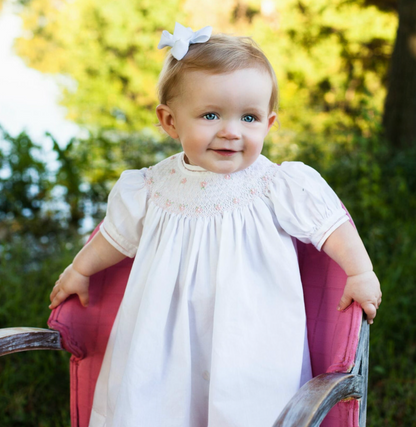 Feltman Pearl Flower Bishop Dress