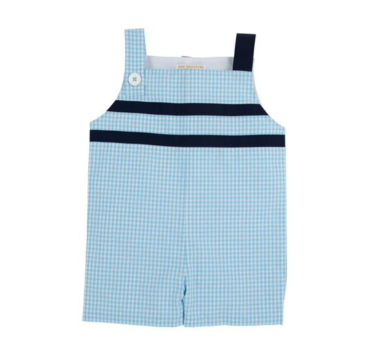 TBBC Teddy's Jon Jon Brookline Blue Mini Gingham / Navy