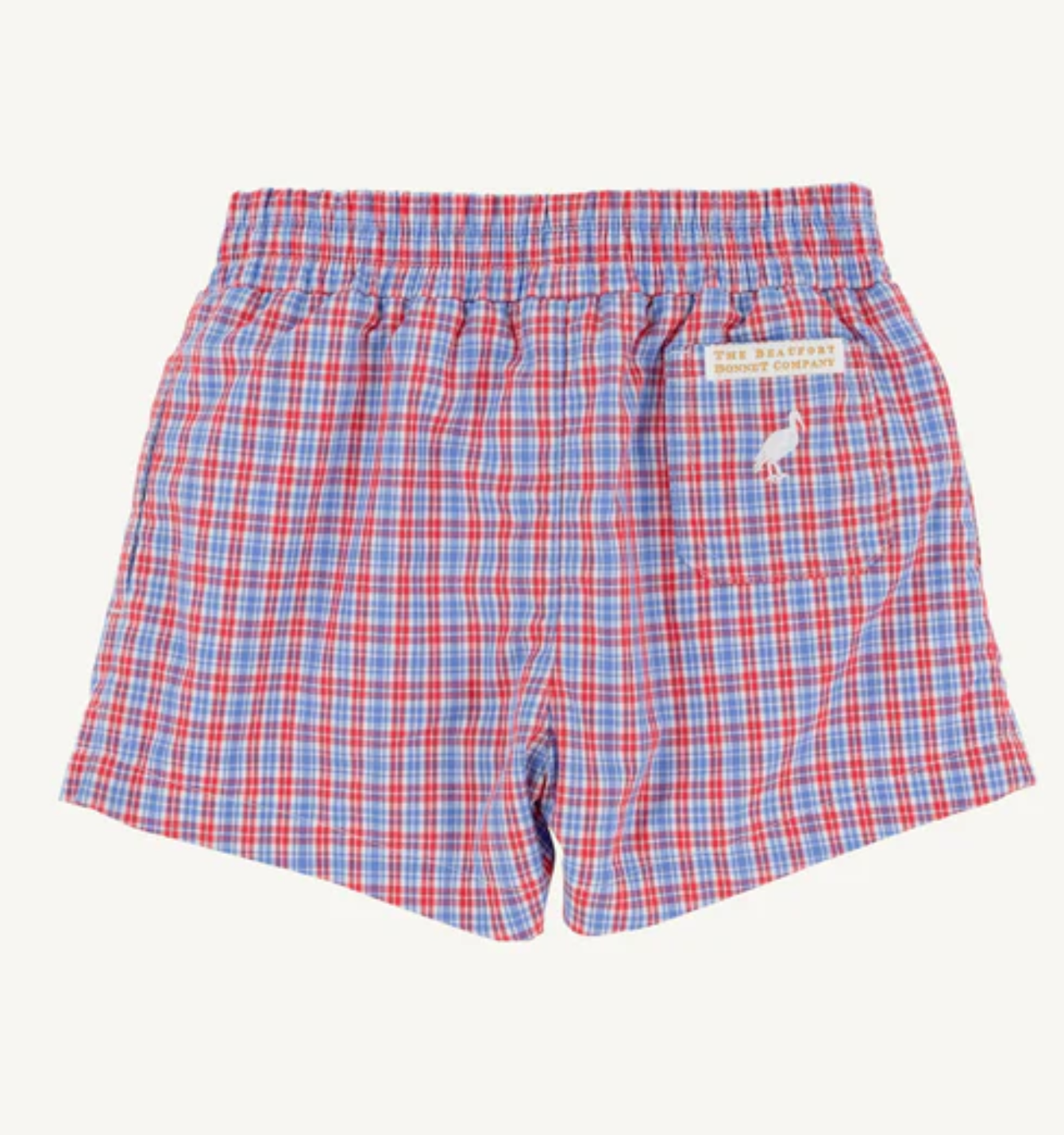 TBBC Sheffield Shorts Lawn Party Plaid / White Stork