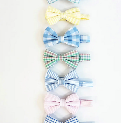 TBBC Baylor Bowtiw Seersucker Breakers Blue