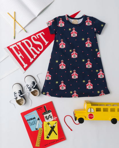 TBBC Polly Play Dress SS Happy Little School House