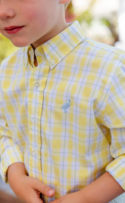 TBBC Forsyth Park Plaid Dean's List Dress Shirt