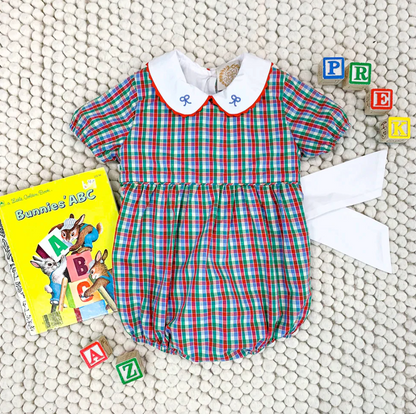 TBBC Cindy Lou Sash Bubble Miss Porters Plaid