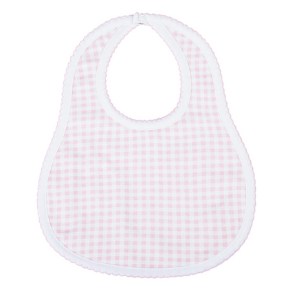 MB Mini Checks Bib (Pink or Blue)