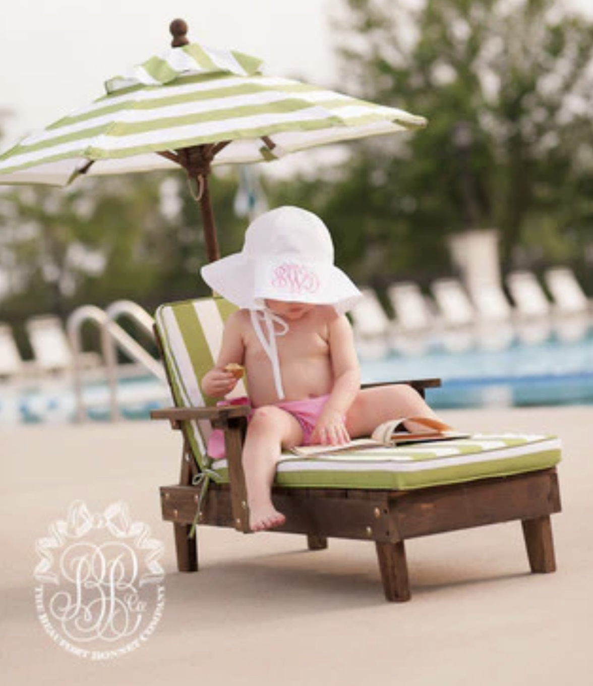 TBBC Cissy Sunhat- Seersucker Worth Avenue White