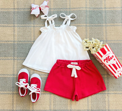 TBBC Shipley Shorts Richmond Red/ Worth Avenue White