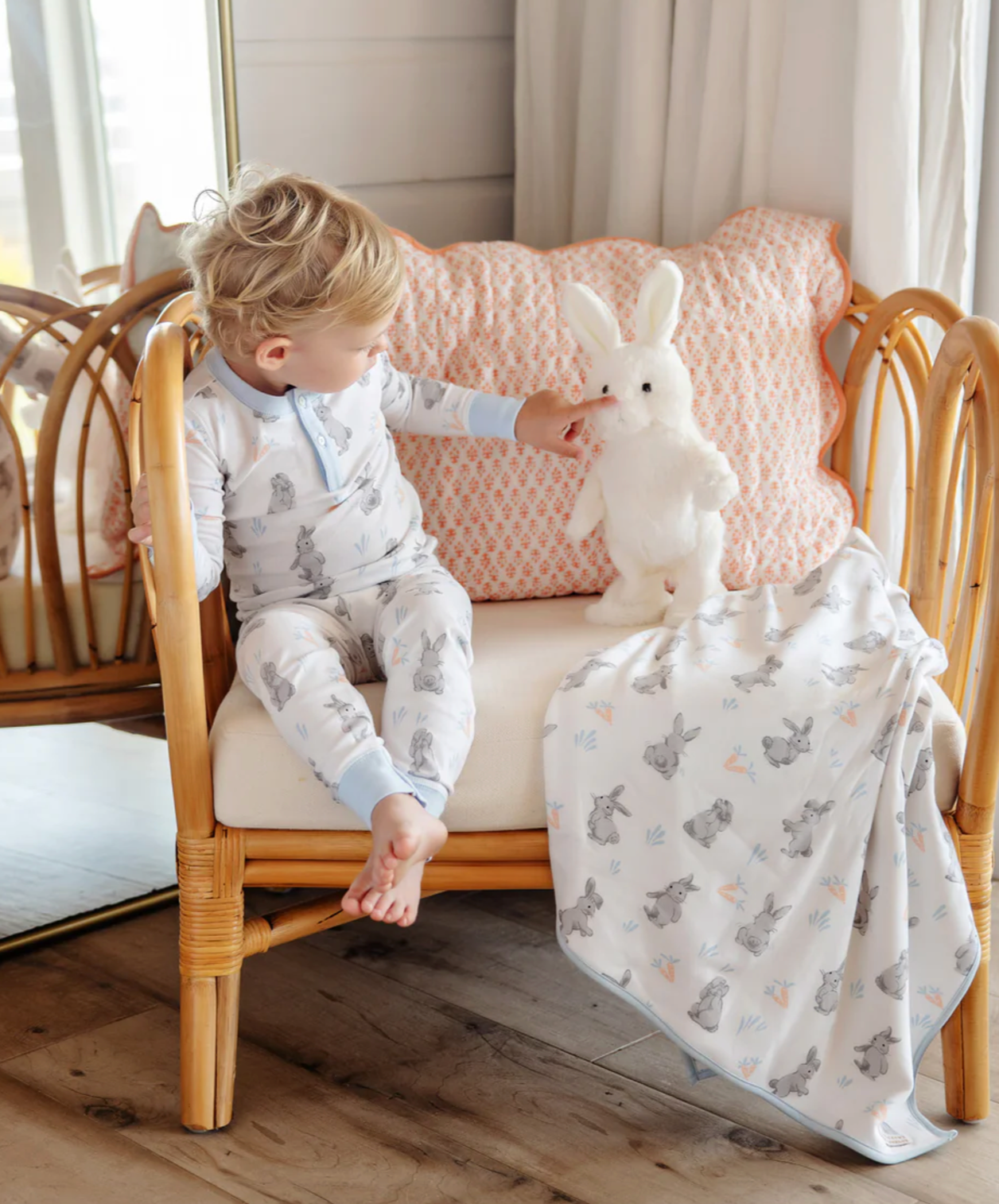 TBBC Sutton's Sweet Dream Set Broad St. Bunnies Buckhead Blue
