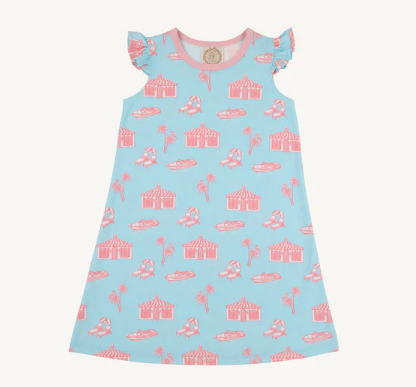 TBBC Angel Sleeve Polly Play Parrot Cay Canopy Sandpearl Pink