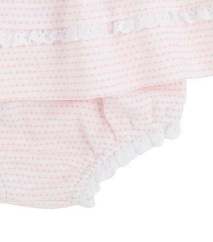 TBBC Flossy Frock Set Darien Dot (Textured Knit)