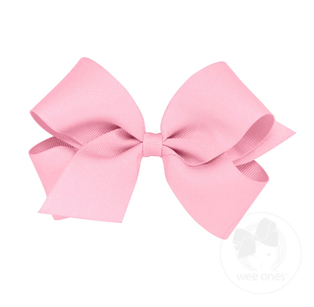 Medium Classic Grosgrain Hair Bow (Plain Wrap)- Wee Ones