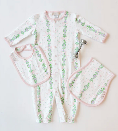 TBBC Fincastle Floral Burp Me Bib