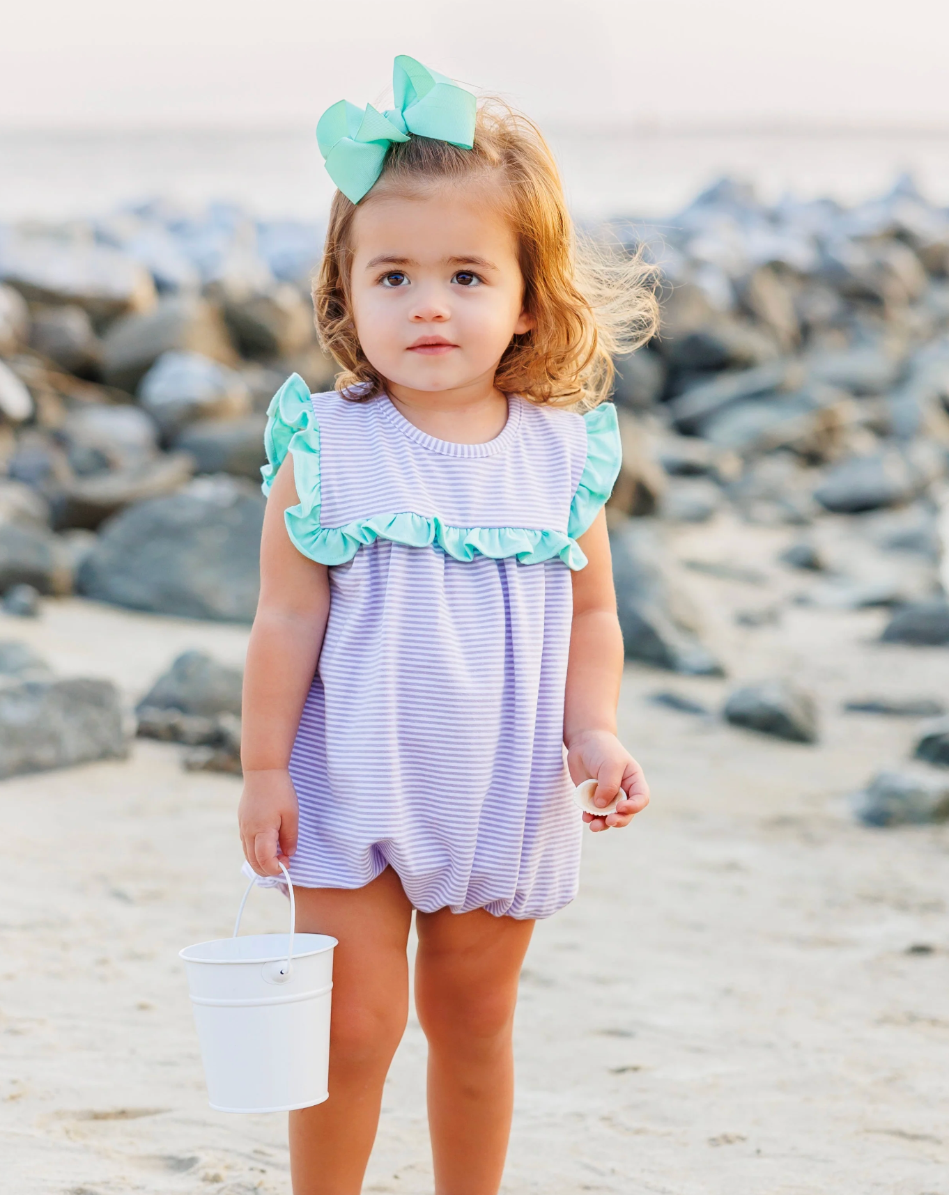 JB Bella Bubble - Lavender Stripe and Mint