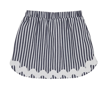 TBBC Susanne Skirt- Nantucket Navy Stripe/Wroth Avenue White