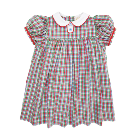 TBBC Mary Dal Dress Miss Porter's Plaid/Richmond Red