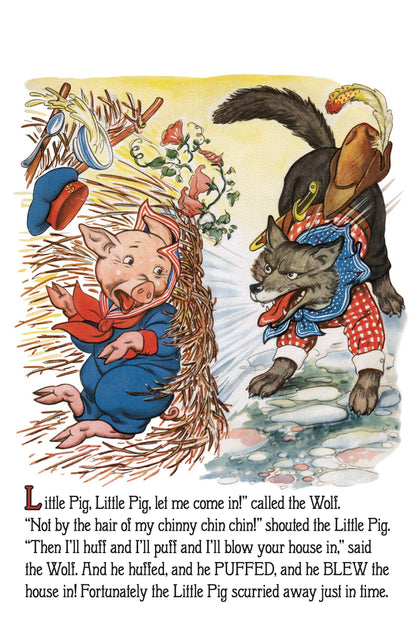 The Three Little Pigs -Children's Board Book - Vintage
